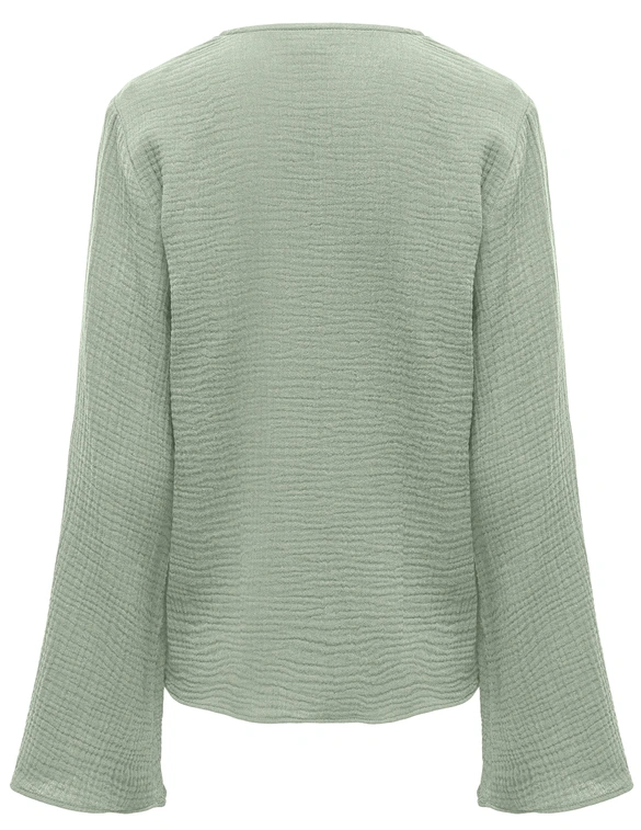 Jacqueline de Yong JDYTHEIS LIFE L/S TOP WVN DIA 15341079