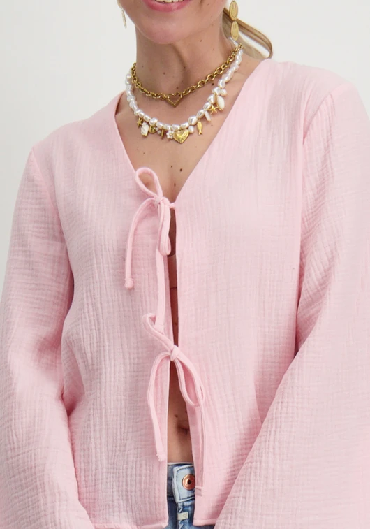 Jacqueline de Yong JDYTHEIS LIFE L/S TOP WVN DIA 15341079