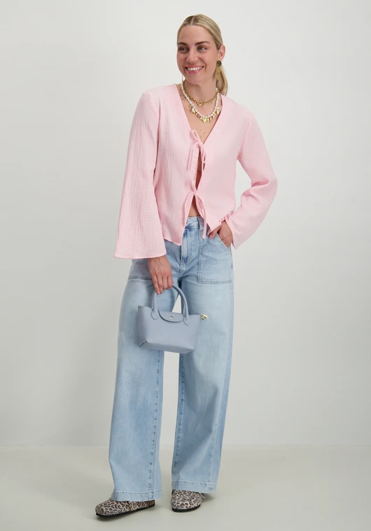 Jacqueline de Yong JDYTHEIS LIFE L/S TOP WVN DIA 15341079