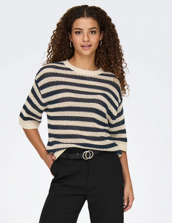 Jacqueline de Yong JDYTIKKA 2/4 O-NECK PULLOVER KNT 15346446