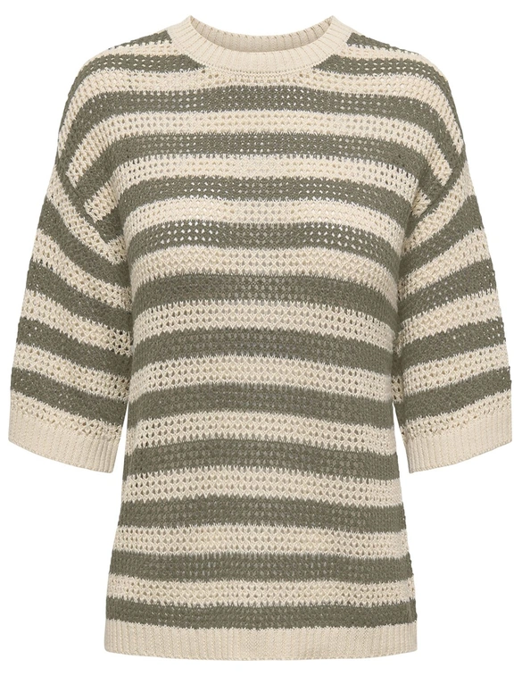 Jacqueline de Yong JDYTIKKA 2/4 O-NECK PULLOVER KNT 15346446