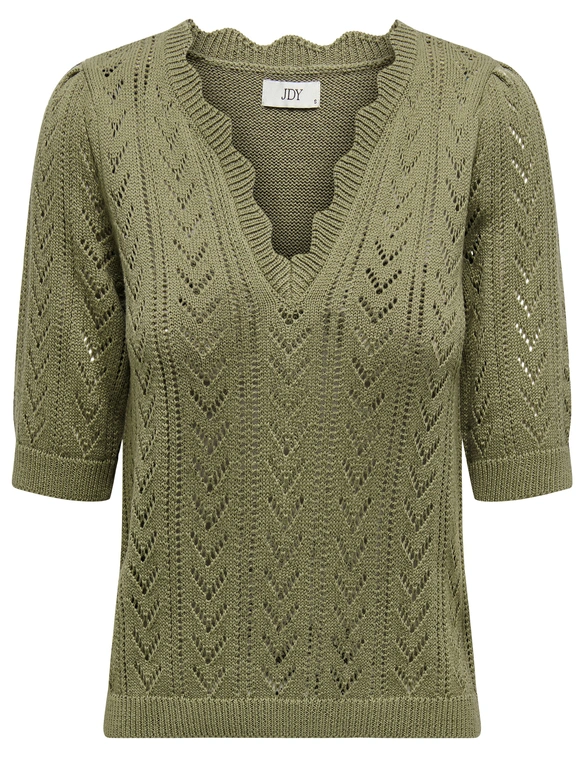 Jacqueline de Yong JDYTIKKA 2/4 STRUCTURE PULLOVER KNT 15287445