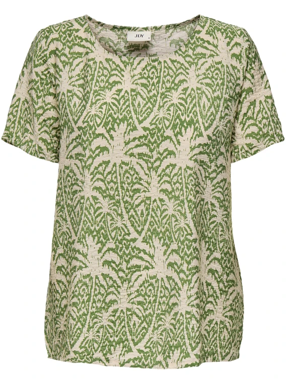 Jacqueline de Yong JDYTROYA LIFE S/S O-NECK TOP WVN DI 15347687