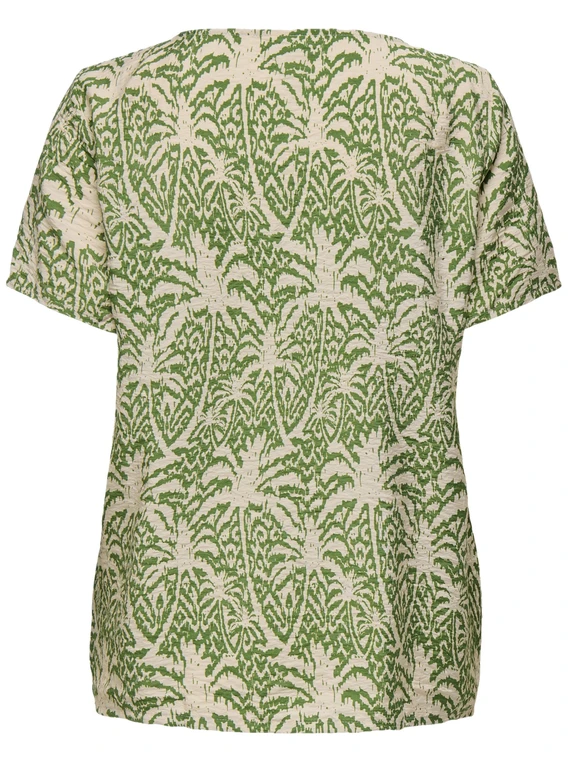 Jacqueline de Yong JDYTROYA LIFE S/S O-NECK TOP WVN DI 15347687