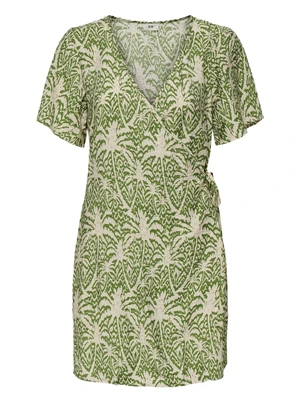 Jacqueline de Yong JDYTROYA LIFE S/S WRAP DRESS WVN DI 15350762