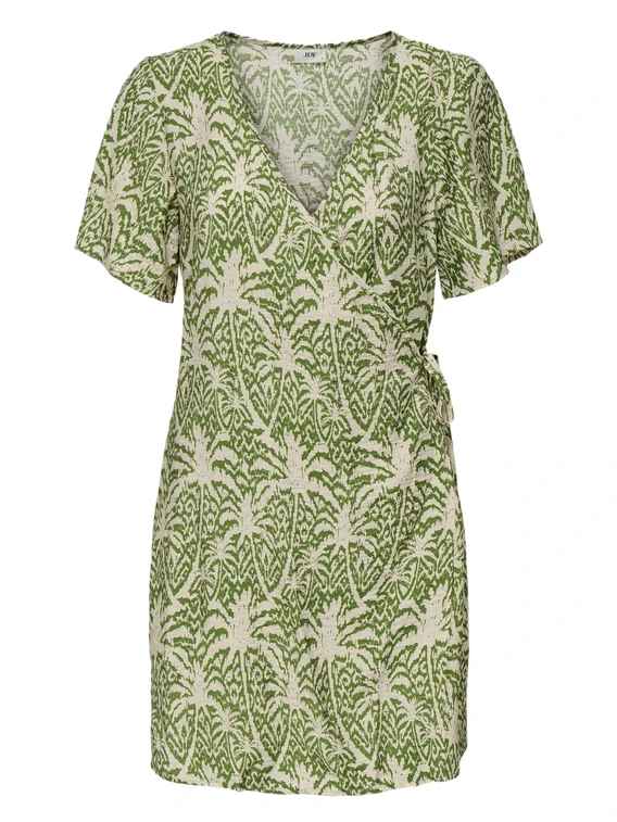 Jacqueline de Yong JDYTROYA LIFE S/S WRAP DRESS WVN DI 15350762