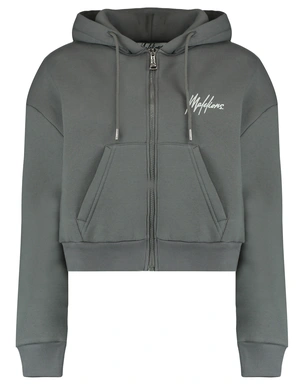 Malelions CROPPED ZIPPED HOODIE MD1-AW24-27