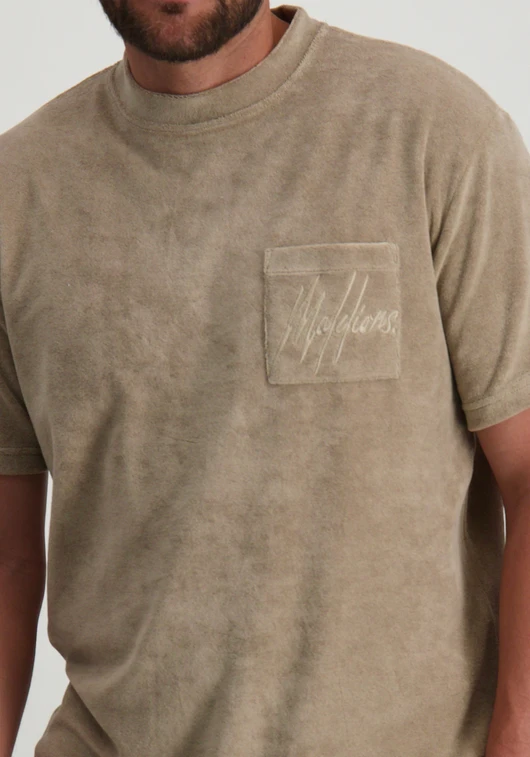 Malelions Malelions Men Signature Towelling T-shirt MM3-SS25-25