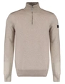 Malelions MEN KNITTED QUARTER ZIP MM3-AW24-09