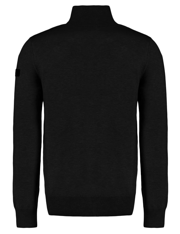 Malelions MEN KNITTED QUARTER ZIP MM3-AW24-09