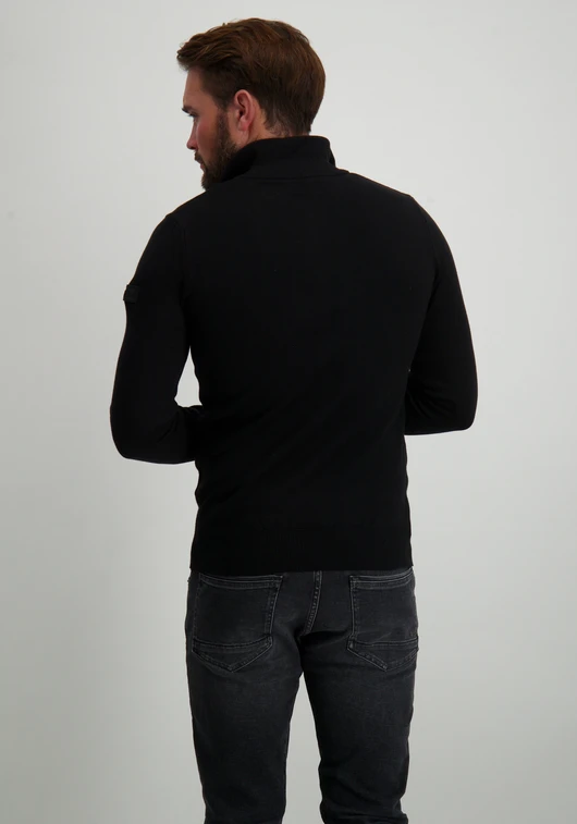 Malelions MEN KNITTED QUARTER ZIP MM3-AW24-09