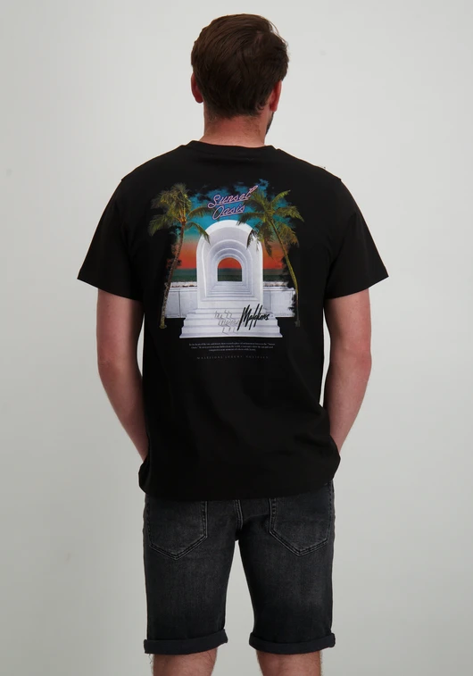 Malelions Sunset Oasis T-Shirt MM1-HS24-33