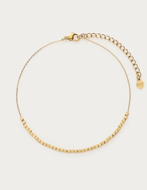 My Jewellery Anklet square beads MJ12917