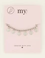 My Jewellery Anklet with coin charms MJ08145
