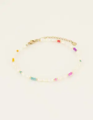 My Jewellery Anklet with pearls and stones MJ08276