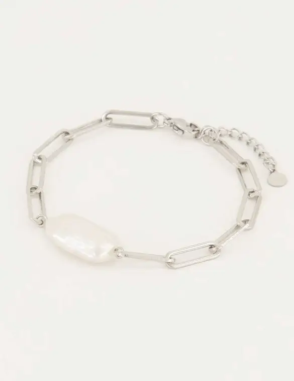 My Jewellery Armband met brede parel MJ01893