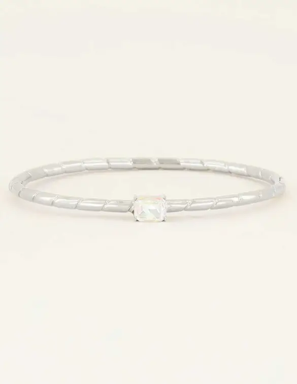 My Jewellery Bangle transparant steen MJ04232