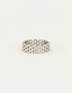 My Jewellery Bede ring met schakels MJ05741
