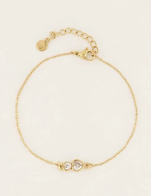 My Jewellery Bracelet 2 Heart Stones MJ07081