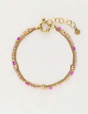 My Jewellery Bracelet 3 layers pink MJ10266