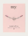 My Jewellery Bracelet 3 layers red pearl MJ12215