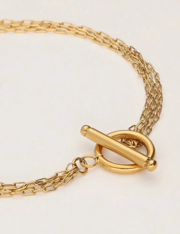 My Jewellery Bracelet 4 chains lock MJ11093