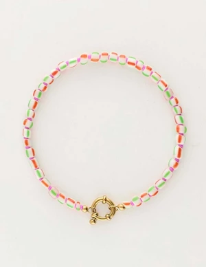 My Jewellery bracelet beads with lock green MJ10813