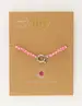 My Jewellery Bracelet beads with lock red MJ10814
