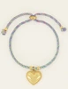 My Jewellery Bracelet Braided with heart charm MJ07899