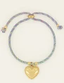 My Jewellery Bracelet Braided with heart charm MJ07899