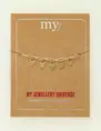 My Jewellery Bracelet chain fine hearts MJ09531