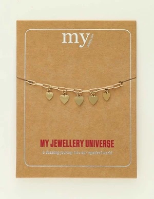 My Jewellery Bracelet chain fine hearts MJ09531