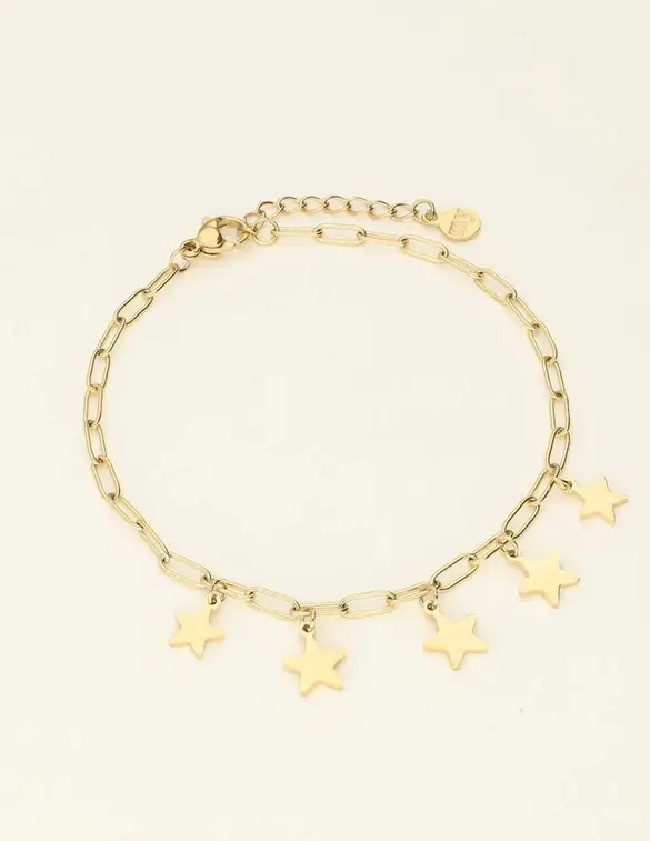 My Jewellery Bracelet chain fine stars MJ09530