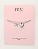 My Jewellery Bracelet chain & love life heart MJ10156