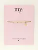 My Jewellery Bracelet chain star coin MJ09361