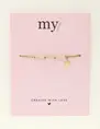 My Jewellery Bracelet chain star coin MJ09361