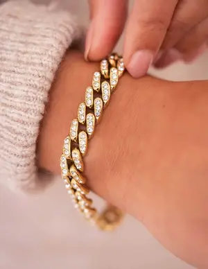 My Jewellery Bracelet chain stones MJ07483