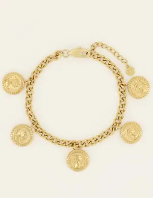 My Jewellery Bracelet chain with charms MJ08090