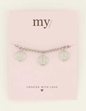 My Jewellery Bracelet chain with charms MJ08090