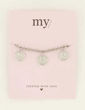 My Jewellery Bracelet chain with charms MJ08090
