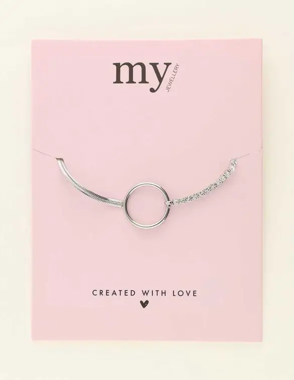 My Jewellery Bracelet circle strass MJ09414