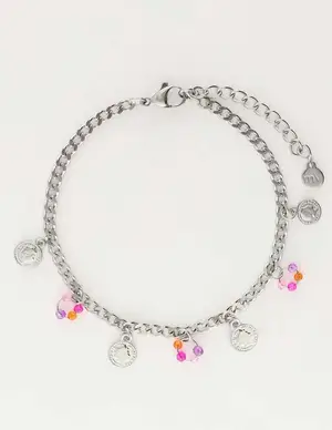 My Jewellery Bracelet coins beads MJ10259