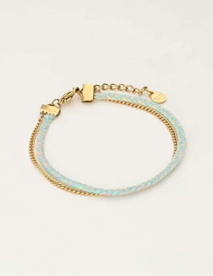 My Jewellery Bracelet double cord and chain MJ09721