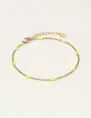 My Jewellery Bracelet fine chain emaille lime MJ09662