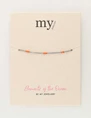 My Jewellery Bracelet fine chain emaille orange MJ09663