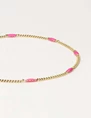 My Jewellery Bracelet fine chain emaille pink MJ09664