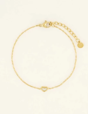 My Jewellery Bracelet fine open heart MJ08754