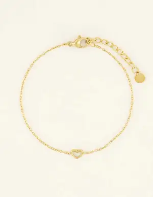 My Jewellery Bracelet fine open heart MJ08754