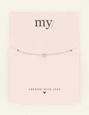 My Jewellery Bracelet fine open heart MJ08754