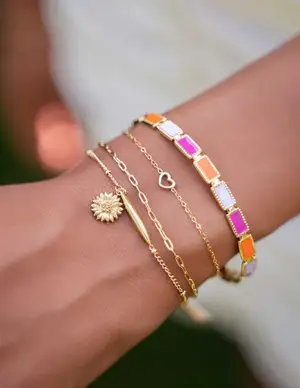 My Jewellery Bracelet fine open heart MJ08754
